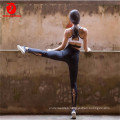 Hot girl sexy black sports leggings for women